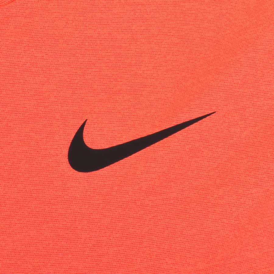 Nike Training Dri Fit Logo T Shirt Orange Mainline Menswear United States